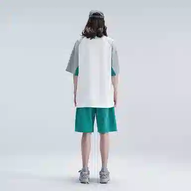 LAMLICKA Retro Sports Polo Set White