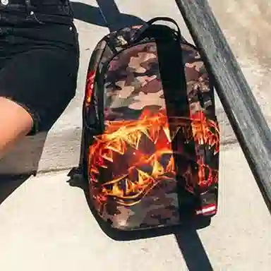 SPRAYGROUND Classic Shark Series Camo