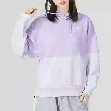 PUMA Power Colorblock Hoodie Purple