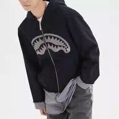 Sprayground Shark Mouth Print Hoodie