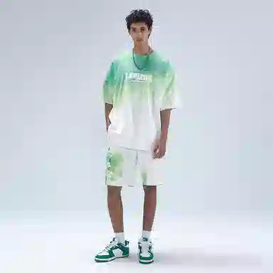 LAMLICKA Gradient Green Tee