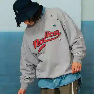 nautica white sail logo