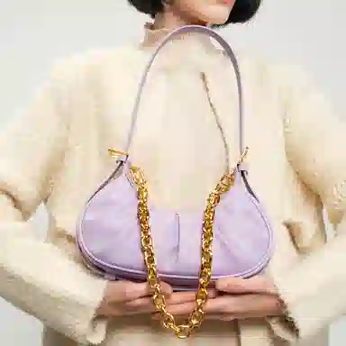 CHARLES&KEITH Vintage Pleated Zipper Bag