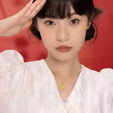 周六福 如意福锁锁住福运不含链 足金 按克计价 黄金吊坠 女款