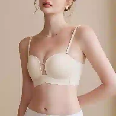 内在密码 纯色薄款透气聚拢防下垂无痕文胸