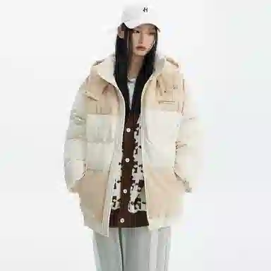 ICONS Lab Corduroy Patchwork Hooded Jacket