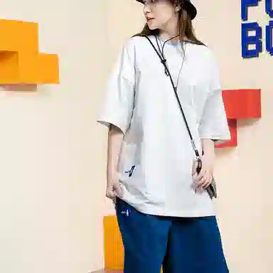 nautica white sail x MR.POPBOY SS23 Logo T