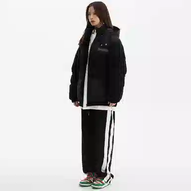 ICONS Lab Corduroy Patchwork Hooded Jacket