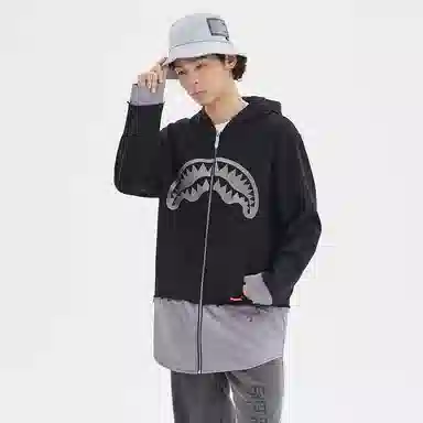 Sprayground Shark Mouth Print Hoodie