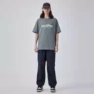 Guuka Logo Print T-Shirt Black