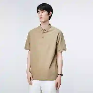 PEACEBIRD MEN Logo Embroidered Polo Shirt