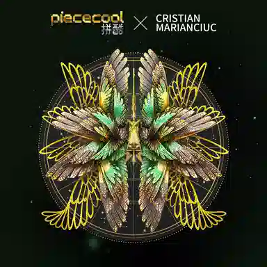 拼酷 千愿鹤星座系列 天蝎座 金属 拼装积木 