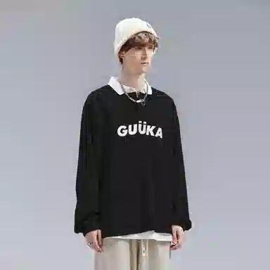 Guuka FW22 Black Polo Tee