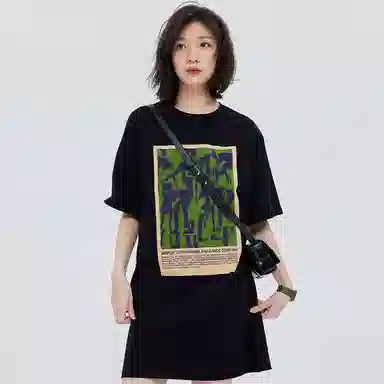 SOON FLOWER Black Dress