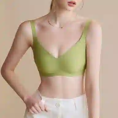 内在密码 纯色无痕聚拢防下垂调整型无钢圈美背文胸