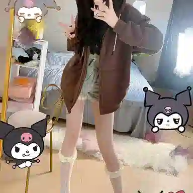 东鲸岁时记 纯色拉链宽松字母刺绣加绒开衫连帽卫衣 女款