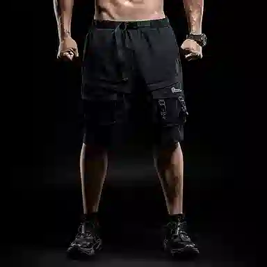 Monster Guardians Cargo Shorts Black