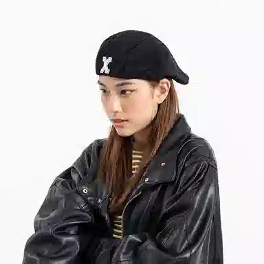 Xotic Felt X Logo Cord Flat Cap X