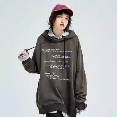 A SQUARE ROOT Hoodie Deep Brown