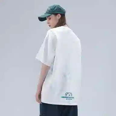 LAMLICKA Astronaut Print T-Shirt