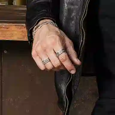 IDEAGEMER Skull Ring