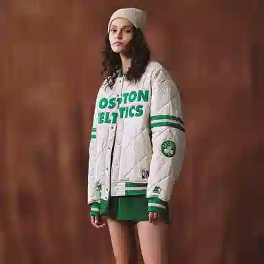 STARTER x NBA Celtics Varsity Jacket