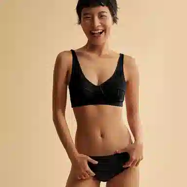 桑罗 轻系列纯色弹力桑蚕丝文胸真丝内衣裤套装 女款  多色