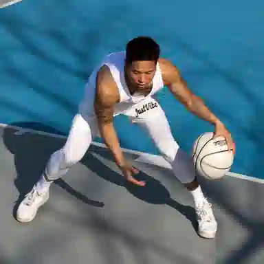 JUST VIBE Mesh Basketball Shorts