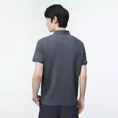 PEACEBIRD MEN Logo Embroidered Polo Shirt