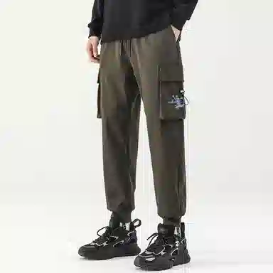 FIDO DIDO Logo Cargo Pants