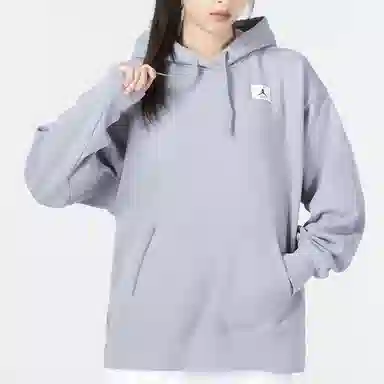 Jordan W J Flight Fleece Hoodie Grey