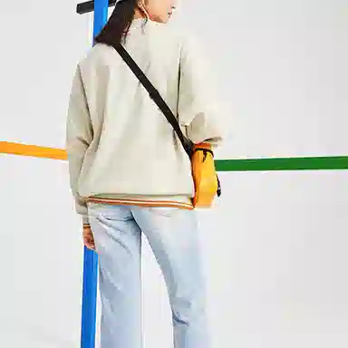 Li-Ning Pullover Sweatshirt Yellow Grey