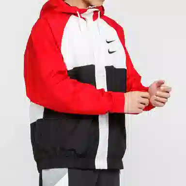 Nike Sportswear Swoosh Windbreaker Jacket Red