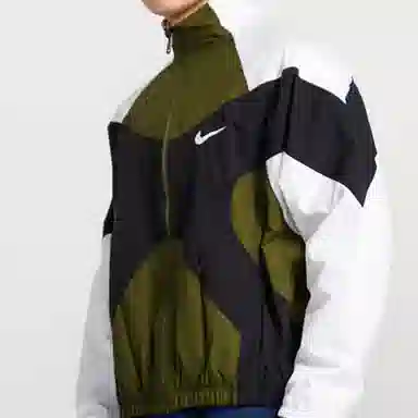 Nike Sportswear Woven Zip Jacket Military Green