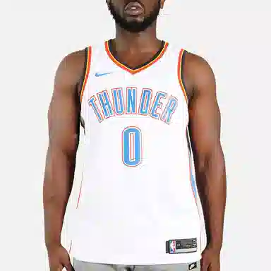 Nike NBA Russell Westbrook Association Edition Jersey 0 SW