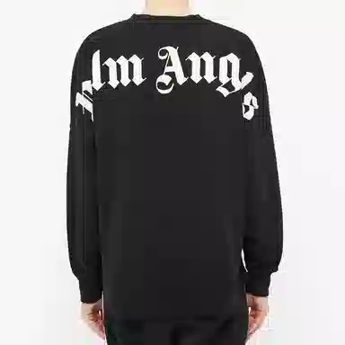 Palm Angels Long Sleeve Black