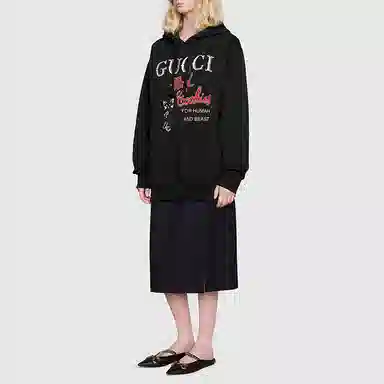 GUCCI Mad Cookies Hoodie Black