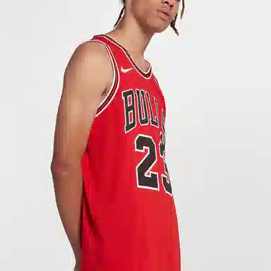 Jordan NBA Icon Edition Authentic Jersey Chicago Bulls Red