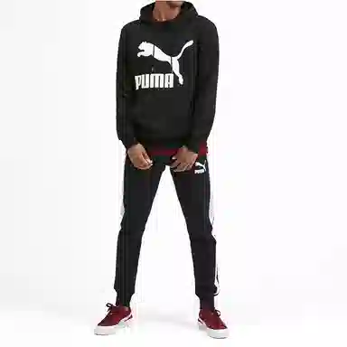 Puma Classics Logo Hoodie Black