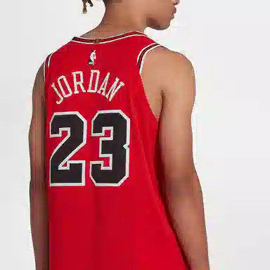 Jordan NBA Icon Edition Authentic Jersey Chicago Bulls Red