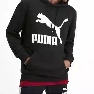 Puma Classics Logo Hoodie Black