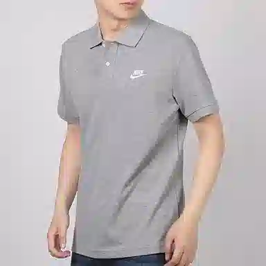 Nike Sportswear Polo Shirt Gray
