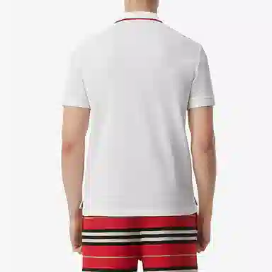 Burberry Cotton Polo Shirt LogoPolo