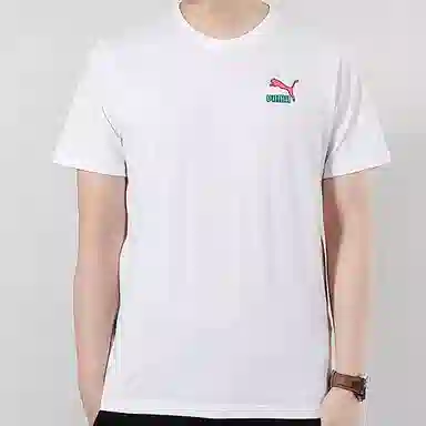 Puma Logo Tee White