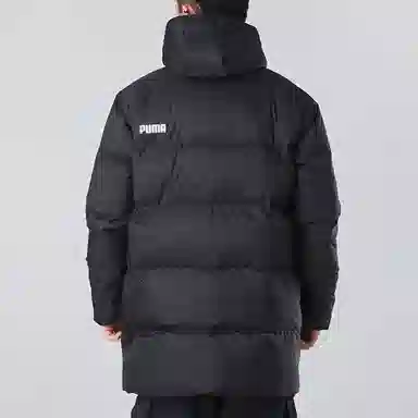 Puma Solid Down Hoodie Black