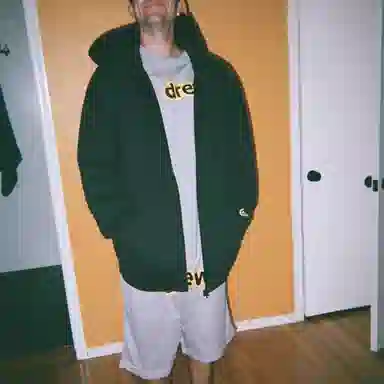 Drew House Mini Smiley Logo Zip Hoodie Black