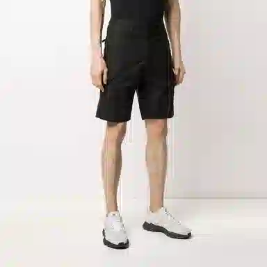 Stone Island Cargo Shorts Black