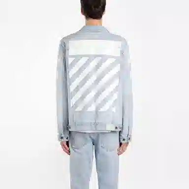 OFF-WHITE Printed Denim Jacket