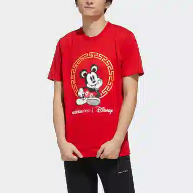 adidas Neo x Disney CNY T-Shirt Red