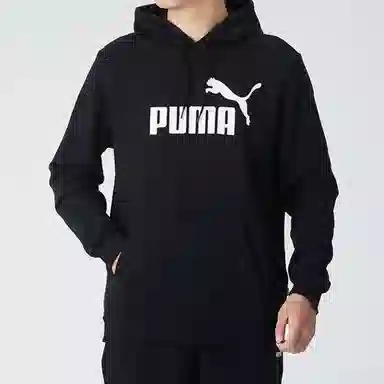 Puma ESS Logo Hoodie Black